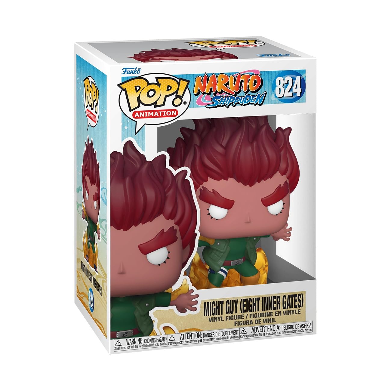 Funko Pop! Animation: Naruto Shippuden - Mighty Guy (Eight Inner Gates) #824 Vinyl Figure
