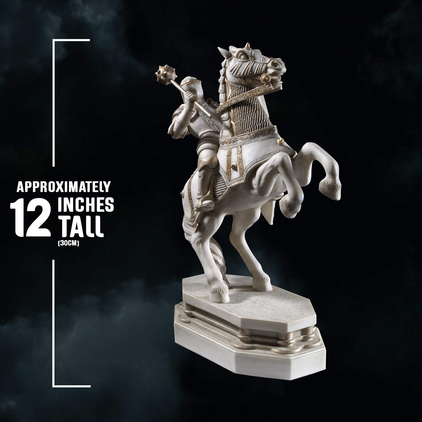 La Nobile Collezione White Knight Bookend