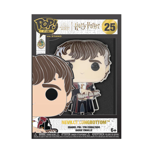Funko Large Pop Enamel Pin Harry Potter POA 20th Neville Longbottom Neville PaciockSpille Smaltate Spilla da Collezione Carina per gli Zaini & Borse Idea Regalo