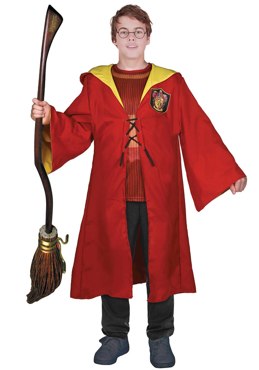 Ciao- Harry Potter Quidditch Gryffindor costume travestimento bambino originale (Taglia 8-10 anni), Rosso, Giallo