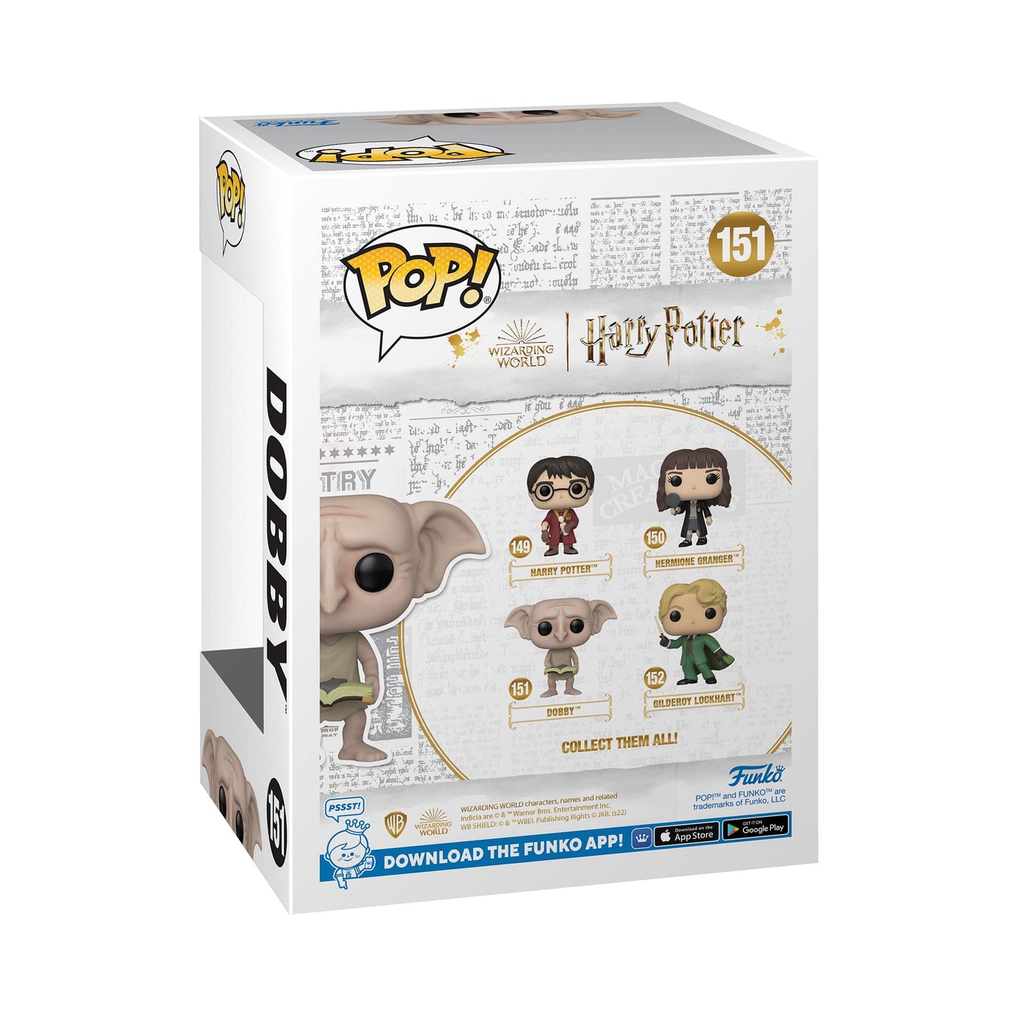 Funko Pop! Movies: Harry Potter Chamber Of Secrets 20th - Dobby- Esclusiva Amazon - Figura in Vinile da Collezione - Idea Regalo - Merchandising Ufficiale - Giocattoli per Bambini e Adulti
