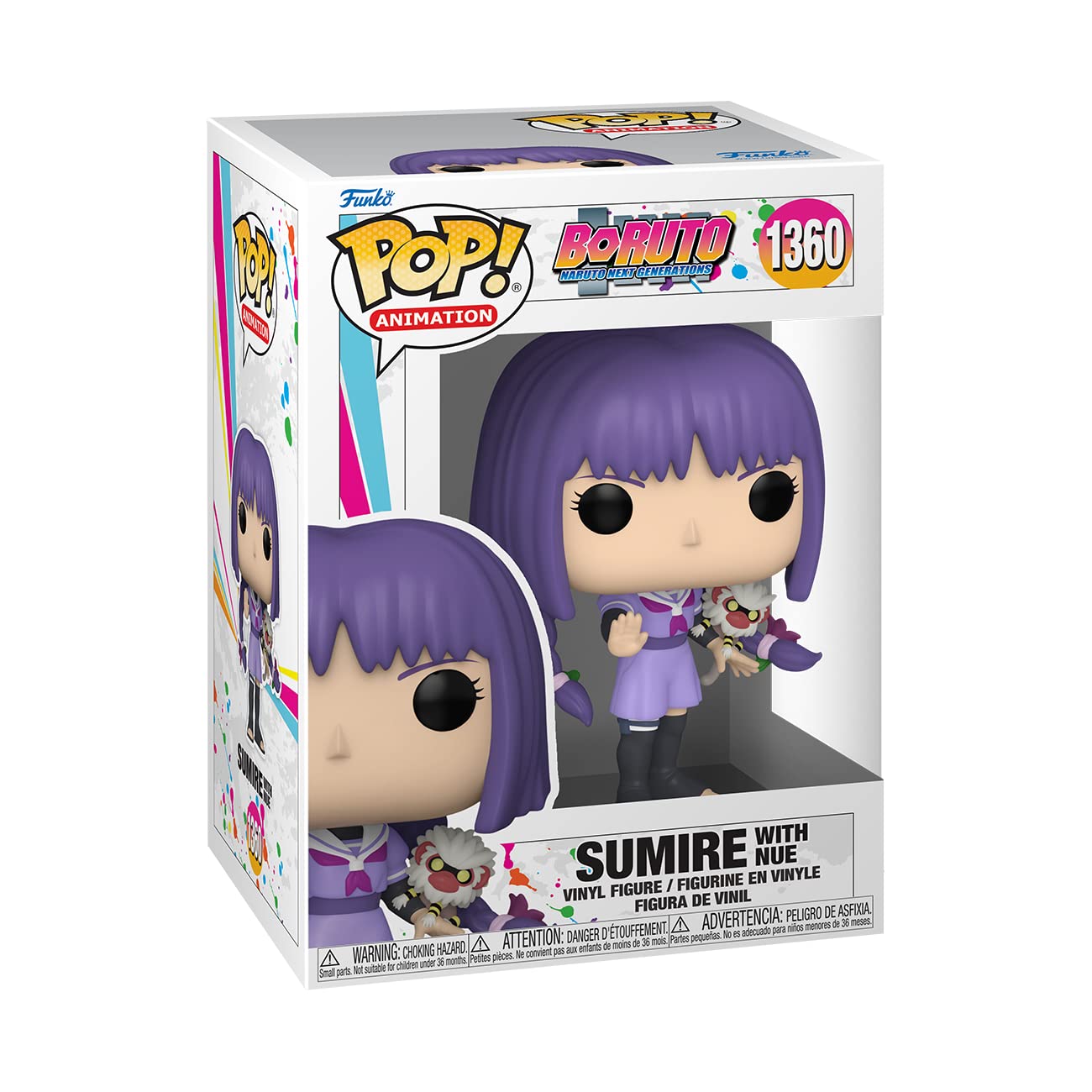 Funko Pop! Animation: Boruto - Sumire Kakei With Nue - Boruto: Naruto Next Generations - Figura in Vinile da Collezione - Idea Regalo - Merchandising Ufficiale - Giocattoli per Bambini e Adulti