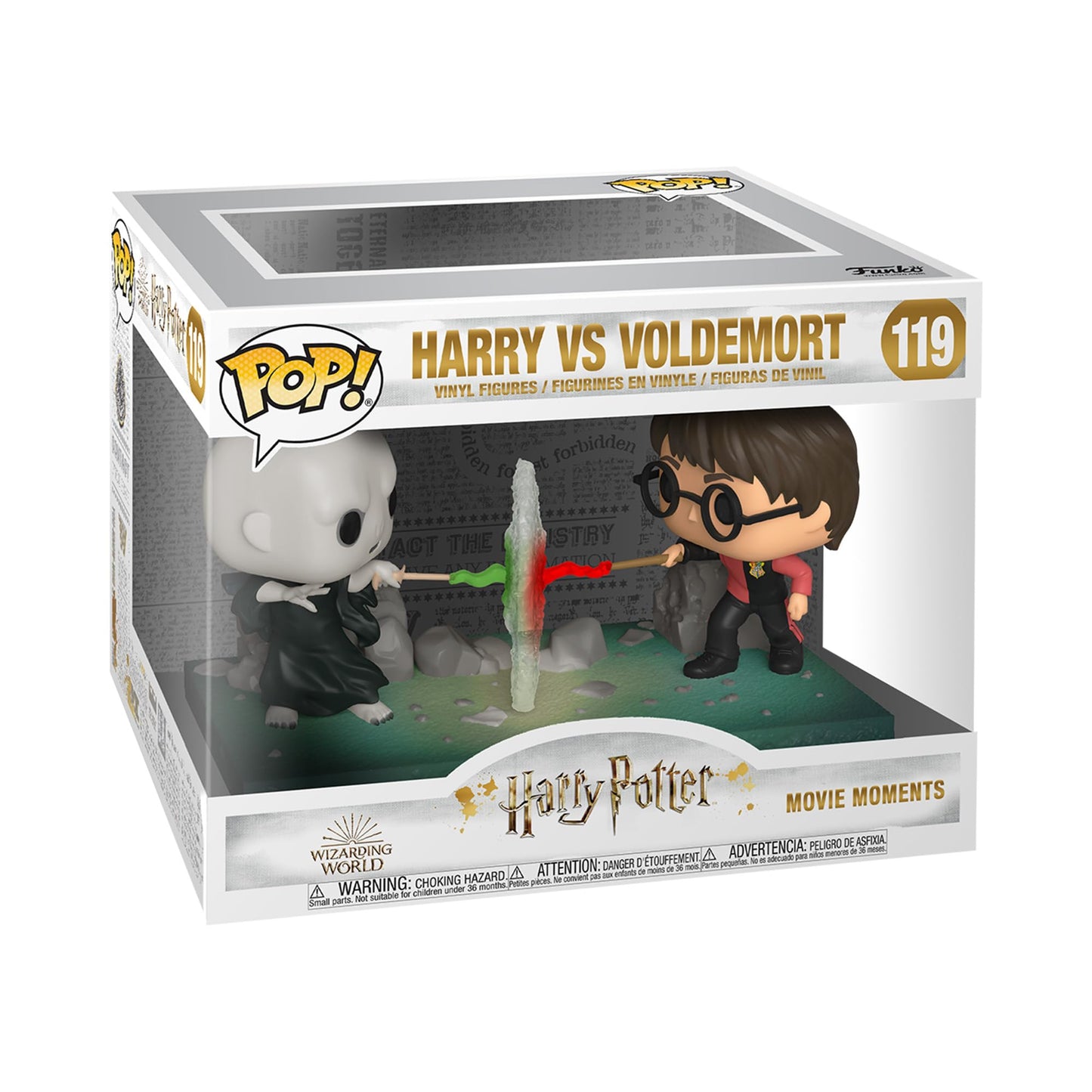 Funko Pop! Moment: Harry Potter VS Voldemort- Figura in Vinile da Collezione - Idea Regalo - Merchandising Ufficiale - Giocattoli per Bambini e Adulti - Movies Fans