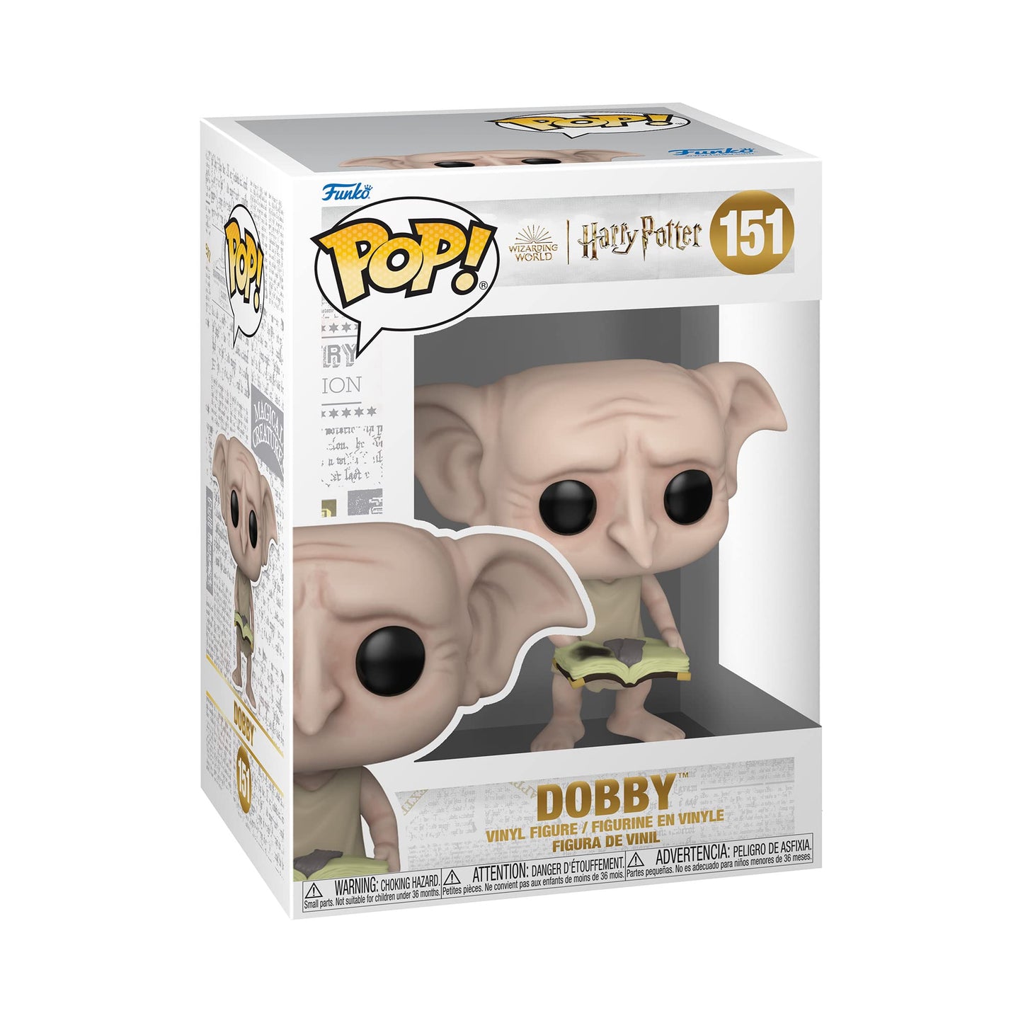 Funko Pop! Movies: Harry Potter Chamber Of Secrets 20th - Dobby- Esclusiva Amazon - Figura in Vinile da Collezione - Idea Regalo - Merchandising Ufficiale - Giocattoli per Bambini e Adulti
