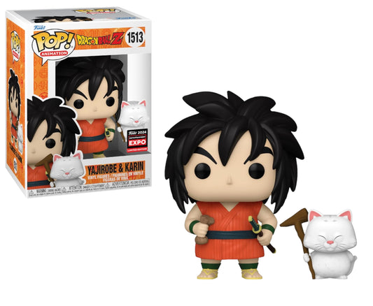 Funko Pop Animation: Dragon Ball Z Yajirobe con Karin Figura in vinile da collezione