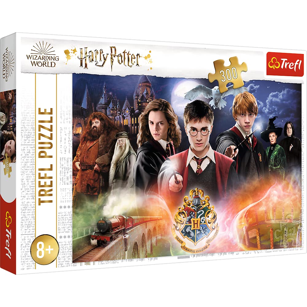 Trefl-300 Elementi, Bambini da 8 Anni Puzzle, Colore, Misterioso Harry Potter, der geheimnisvolle, 23001