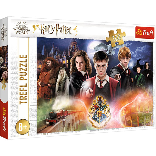 Trefl-300 Elementi, Bambini da 8 Anni Puzzle, Colore, Misterioso Harry Potter, der geheimnisvolle, 23001