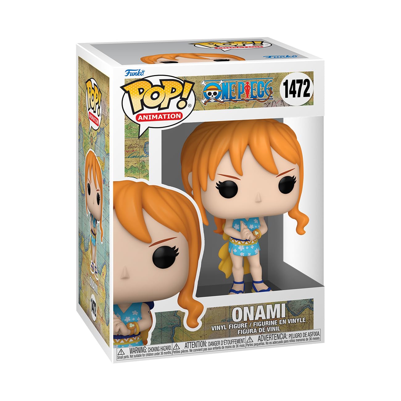 Funko Pop! Animation: One Piece - Nami - Onami - (Wano)- Figura in Vinile da Collezione - Idea Regalo - Merchandising Ufficiale - Giocattoli per Bambini e Adulti - Anime Fans
