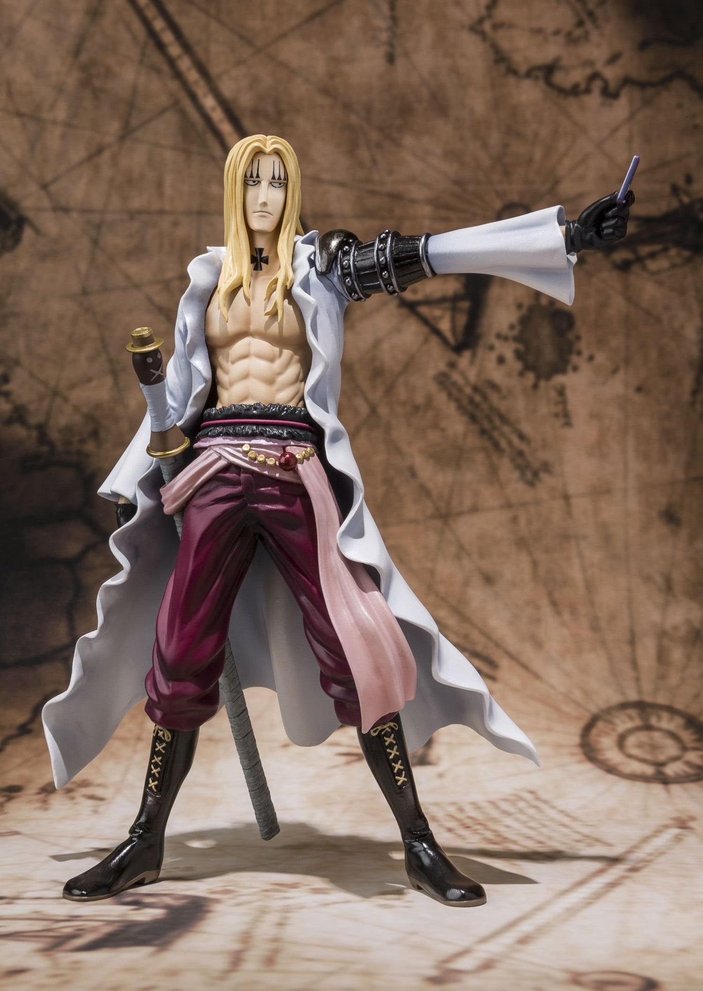 TAMASHII NATIONS Bandai One Piece Figuarts Zero, Basil Hawkins, statuetta da 16 cm (BDIOP776952)