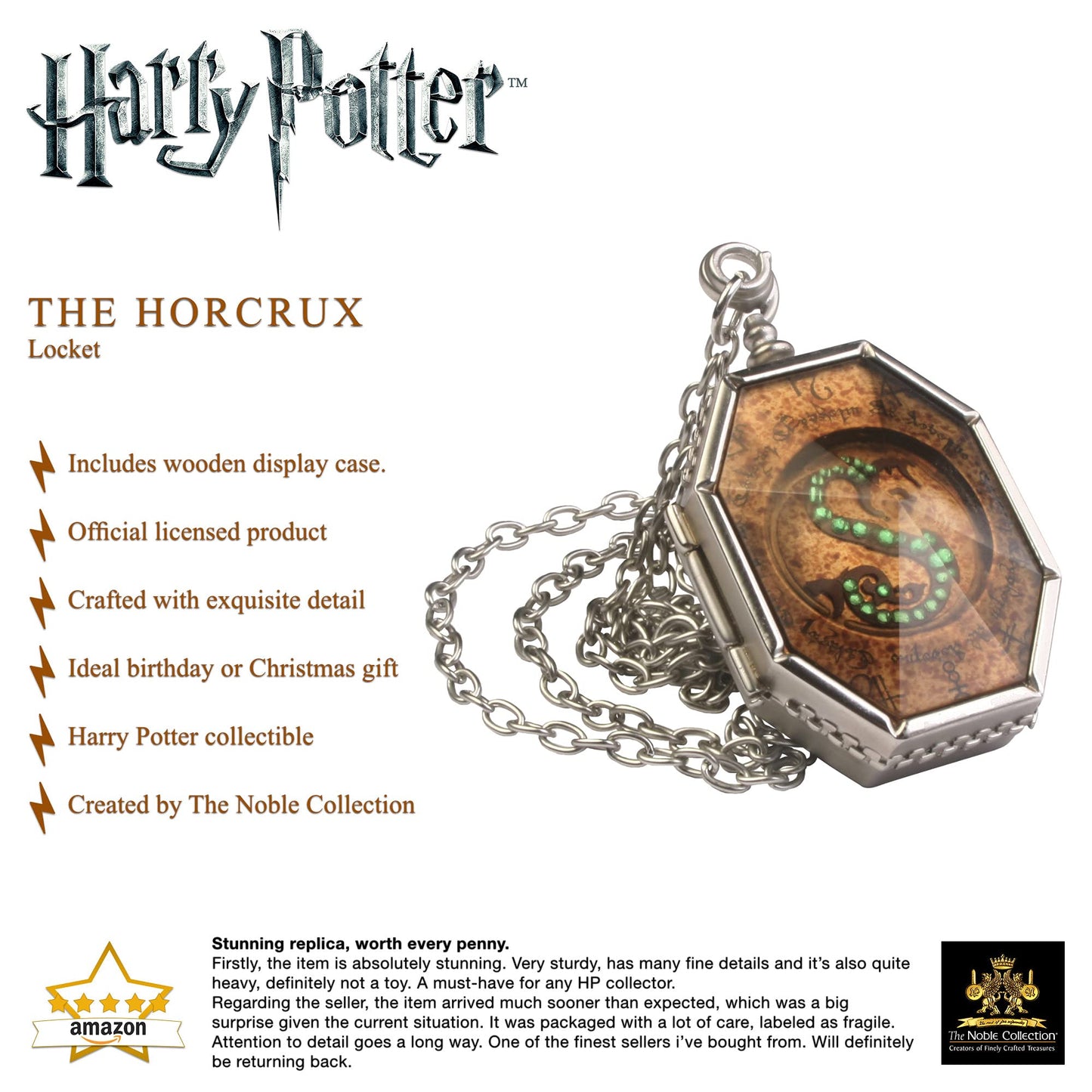 Il Medaglione Horcrux. Harry Potter Noble Collection
