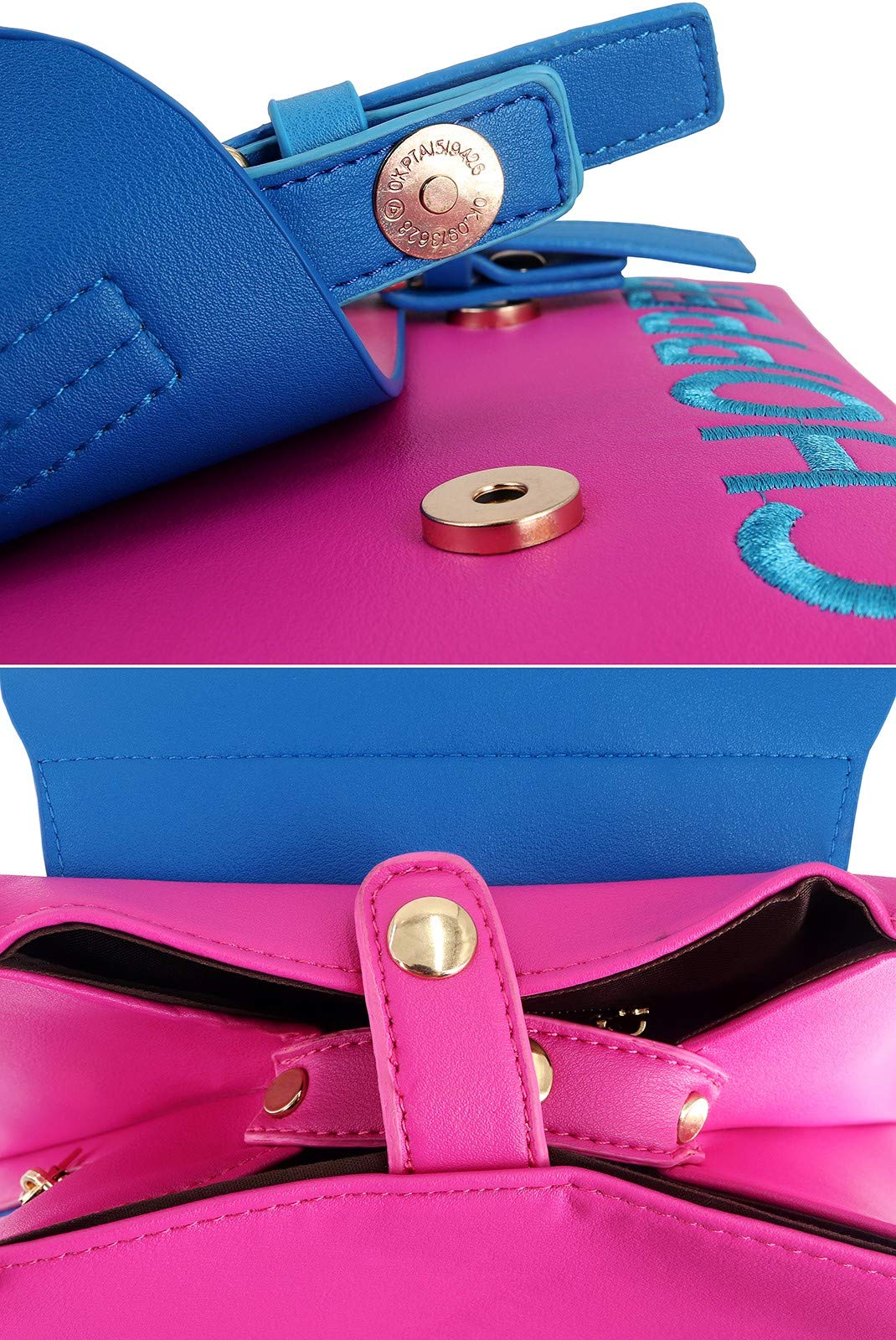 Roffatide Zaino Anime One Piece Tony Tony Chopper Zaino in Pelle Sintetica Donne Rosa Mini con Stampa