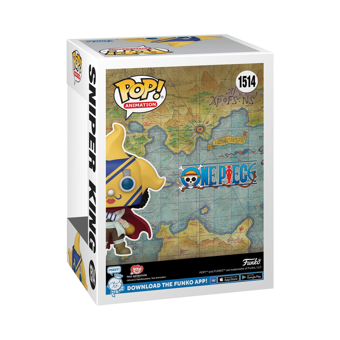 Funko Pop! Animation: OP - Sniper King - Probabilità di 1/6 per la Variante Chase - One Piece- Figura in Vinile da Collezione - Idea Regalo - Merchandising Ufficiale - Anime Fans