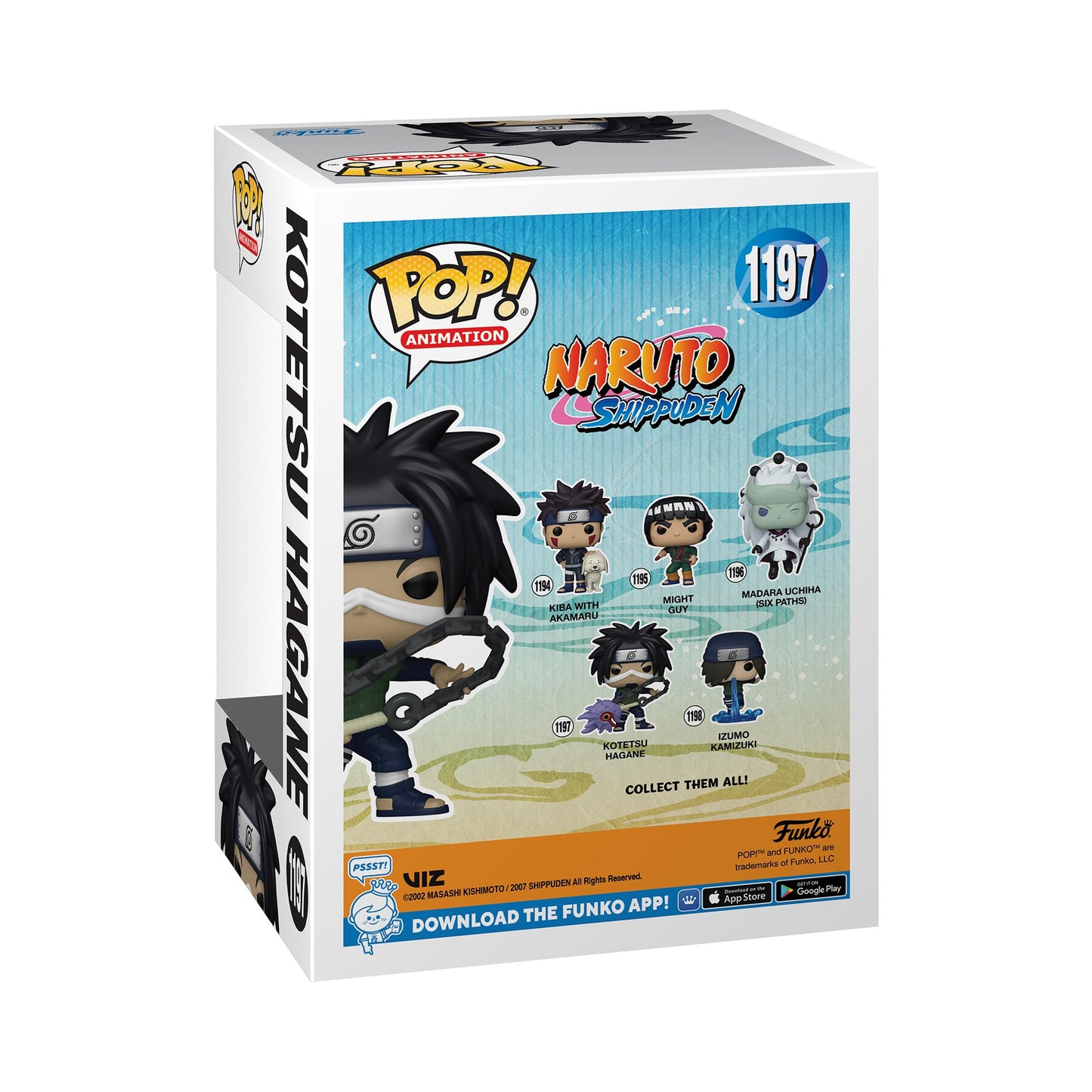 Funko POP! Animation: Naruto - Kotetsu Hagane With Weapon - Figura in Vinile da Collezione - Idea Regalo - Merchandising Ufficiale - Giocattoli per Bambini e Adulti - Anime Fans