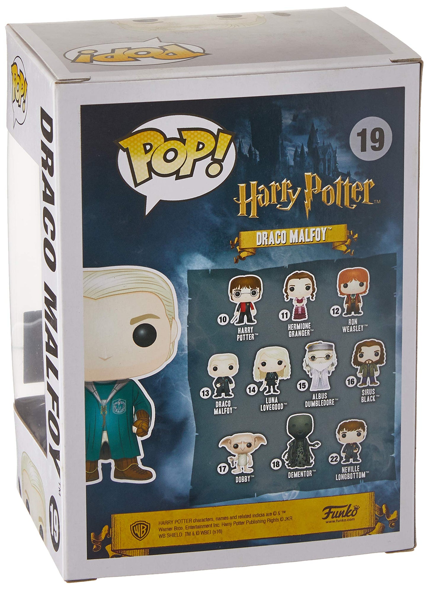 Funko- Harry Potter-Draco Malfoy Quidditch Figurina, Multicolore, 6881