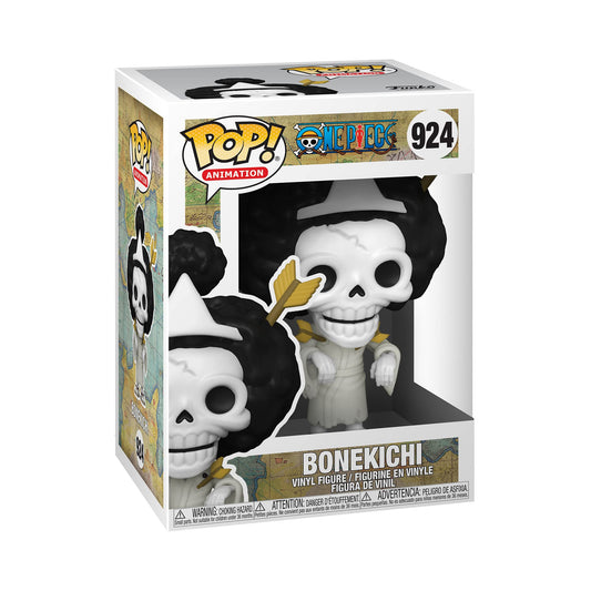 Funko Pop! Animation: One Piece - Brook- Esclusiva Amazon - Figura in Vinile da Collezione - Idea Regalo - Merchandising Ufficiale - Giocattoli per Bambini e Adulti - Anime Fans