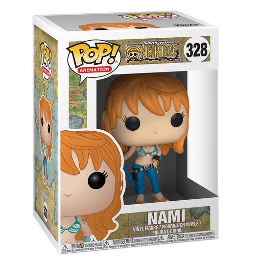 Funko One Piece - Nami Figure Pop! Vinyl- Figura in Vinile da Collezione - Idea Regalo - Merchandising Ufficiale - Giocattoli per Bambini e Adulti - Anime Fans - Figura per i Collezionisti