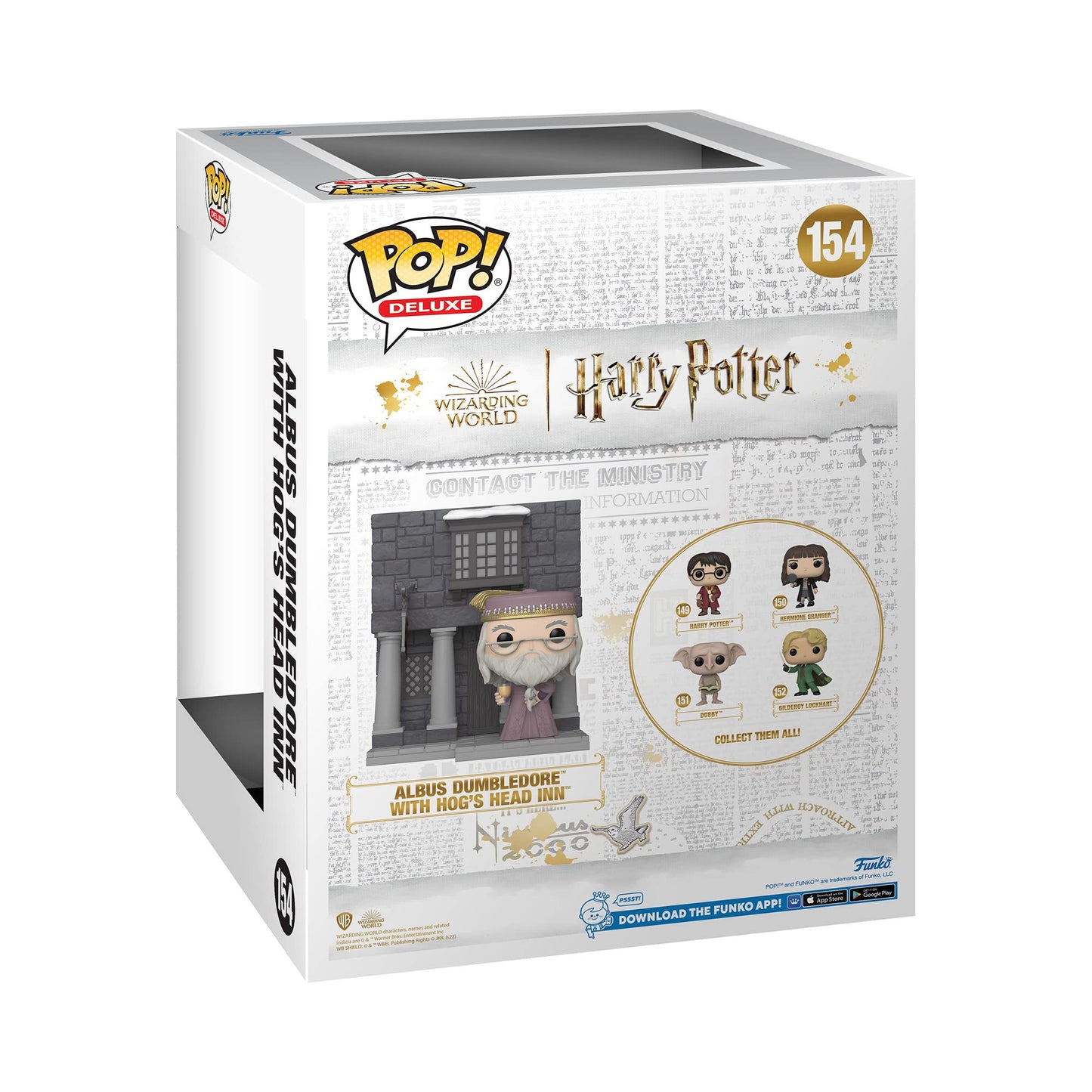 Funko Pop! Deluxe: HP Hogsmeade - Hog's Head With Dumbledore - Harry Potter- Figura in Vinile da Collezione - Idea Regalo - Merchandising Ufficiale - Giocattoli per Bambini e Adulti