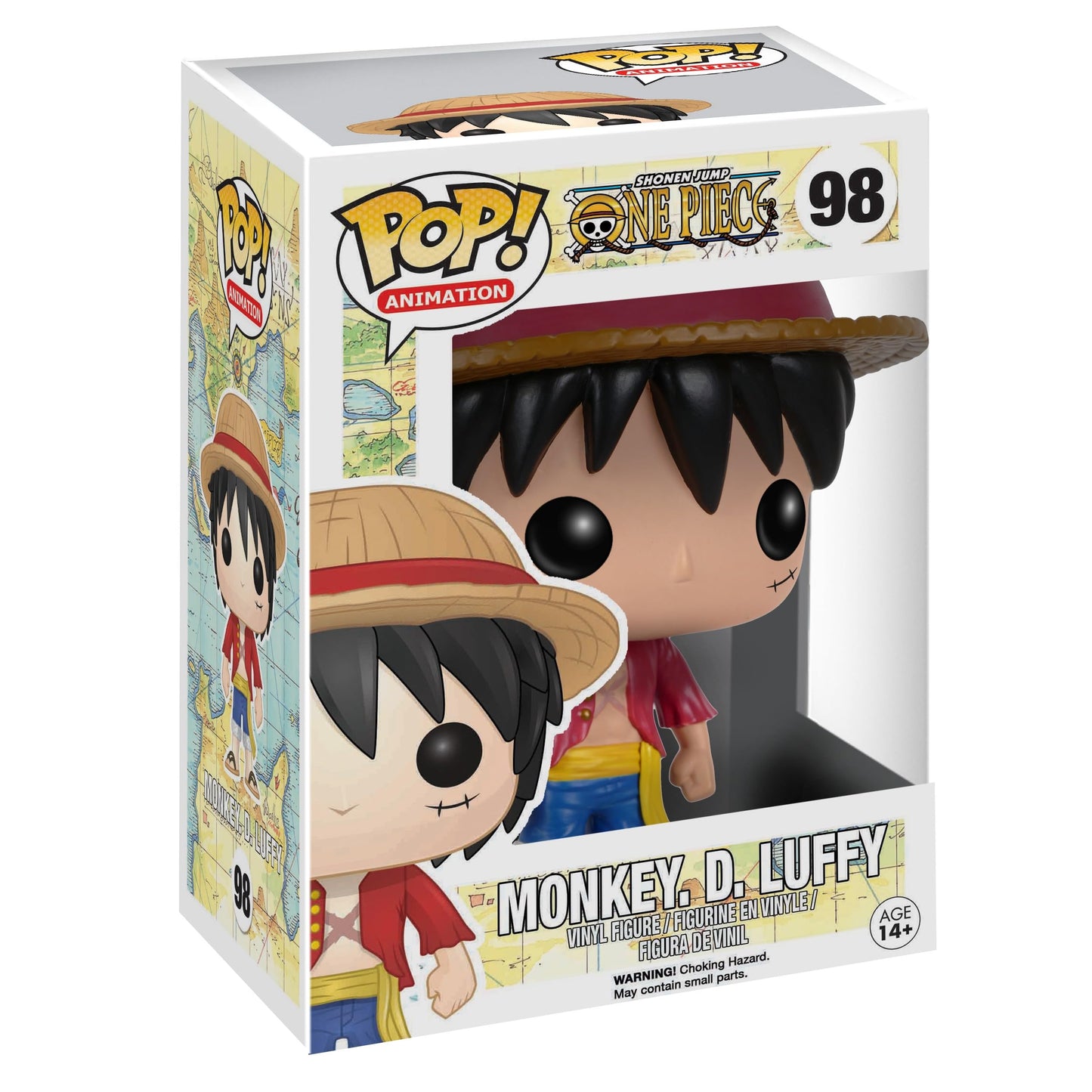 Funko Pop! Animation: One Piece - Monkey D. Luffy- Figura in Vinile da Collezione - Idea Regalo - Merchandising Ufficiale - Giocattoli per Bambini e Adulti - Anime Fans