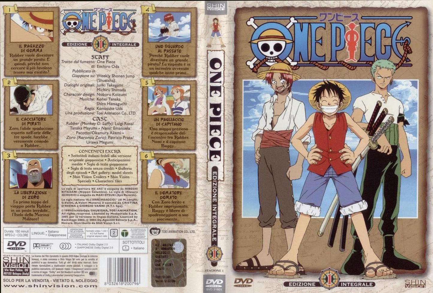 One piece (edizione integrale) Volume 01