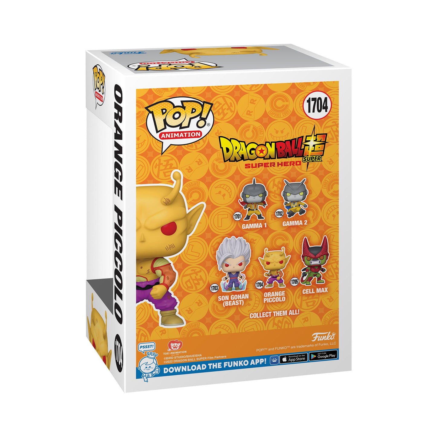 Funko Pop! Animation: DBSSH - Orange Piccolo - Dragon Ball Super Super Hero - Figura in Vinile da Collezione - Idea Regalo - Merchandising Ufficiale - Giocattoli per Bambini e Adulti - Anime Fans