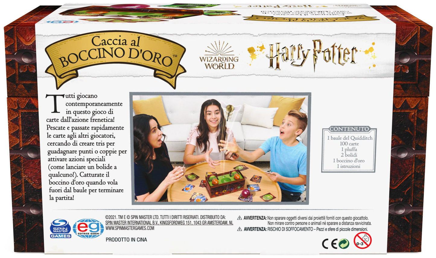 Spin Master Games Harry Potter Caccia al Boccino d'oro, gioco di Quidditch da tavola per streghe, maghi e Babbani, gioco per tutta la famiglia, dagli 8 anni in su