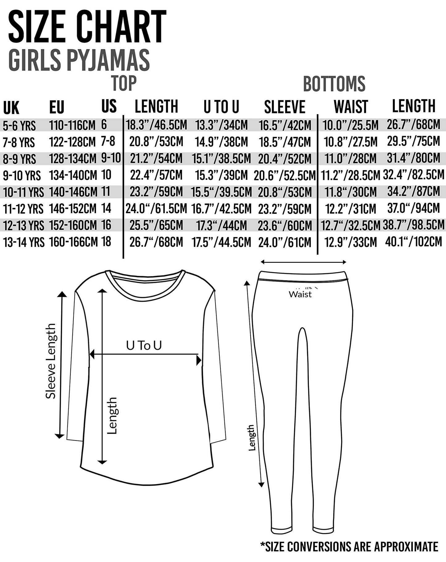 Harry Potter Pigiama Girls Hedwig T-Shirt Manica Lunga Pantaloni in Pile PJ Set 10-11 Anni