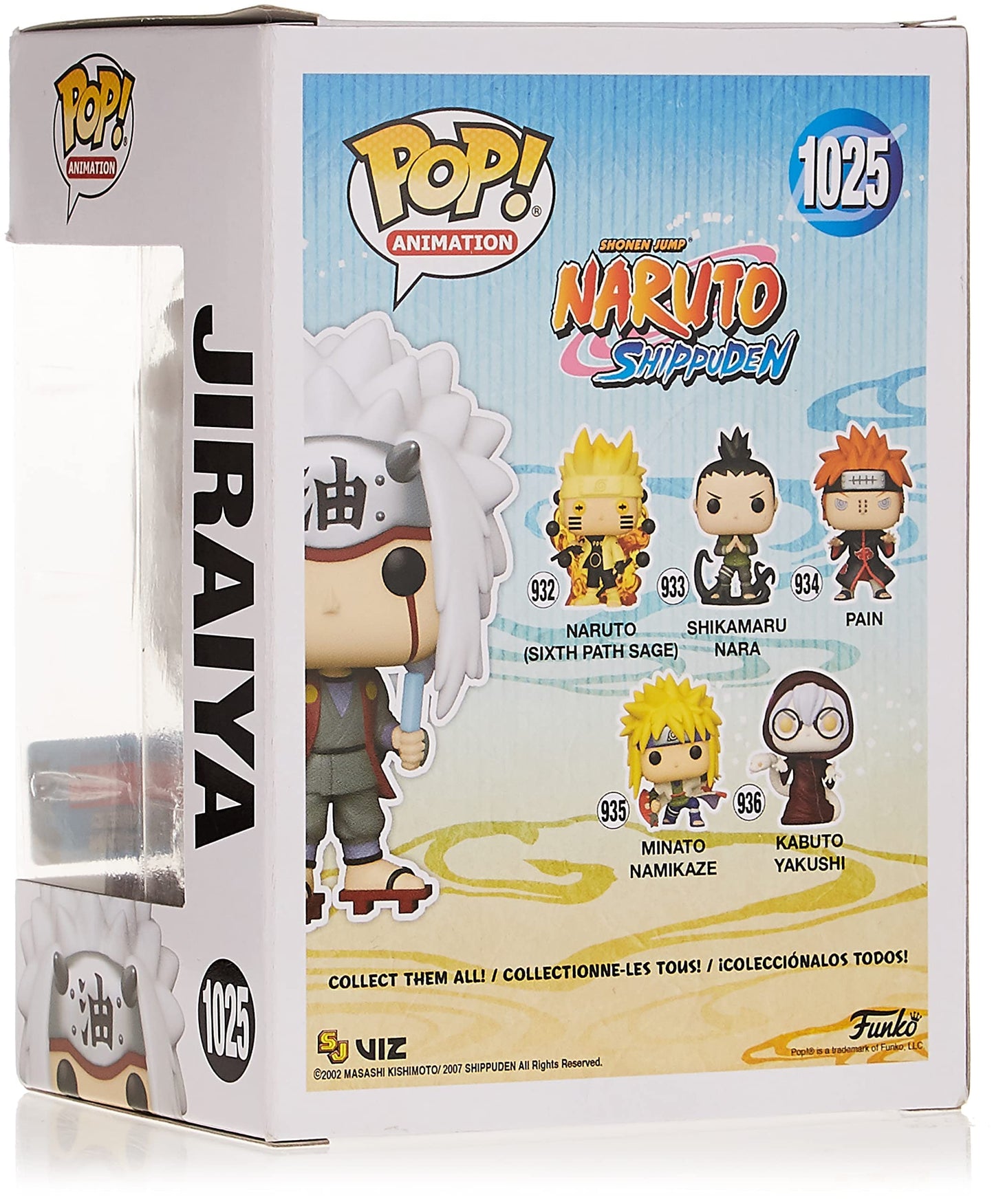 Pop! Animazione Naruto Shippuden 1025 Jiraiya Esclusivo