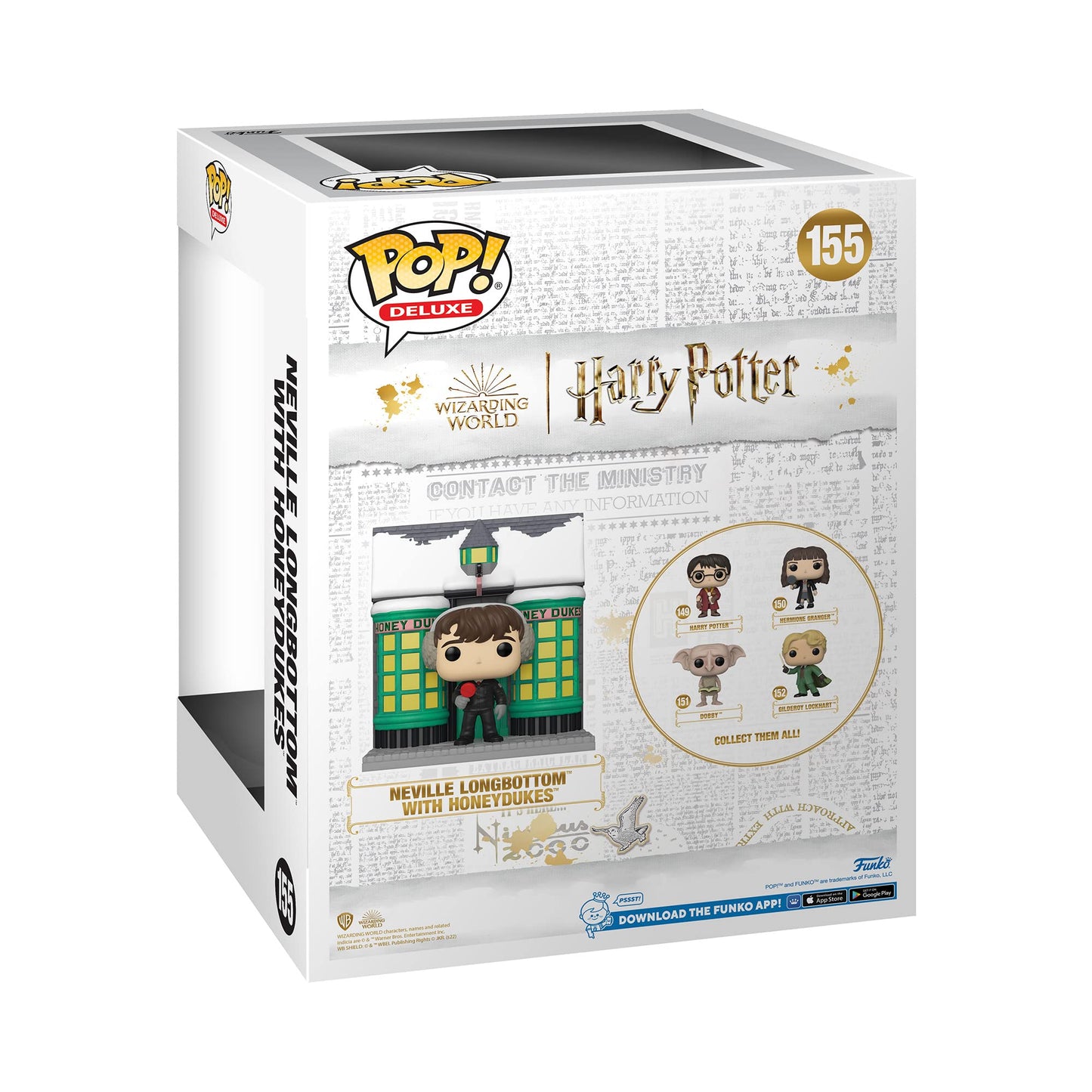 Funko Pop! Deluxe: HP Hogsmeade - Honeydukes With Neville Longbottom - Neville Paciock - Harry Potter- Figura in Vinile da Collezione - Idea Regalo - Merchandising Ufficiale - Movies Fans