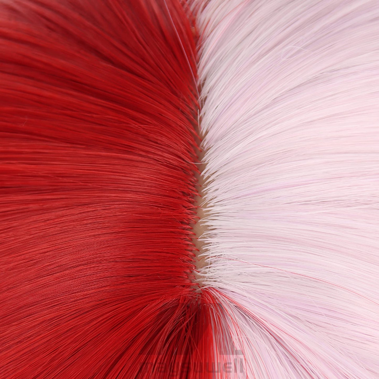 Parrucca cosplay Anime ONE PIECE Uta capelli lunghi rossi e rosa con tessuto sintetico resistente al calore per le donne Halloween Cosplay Party + berretto