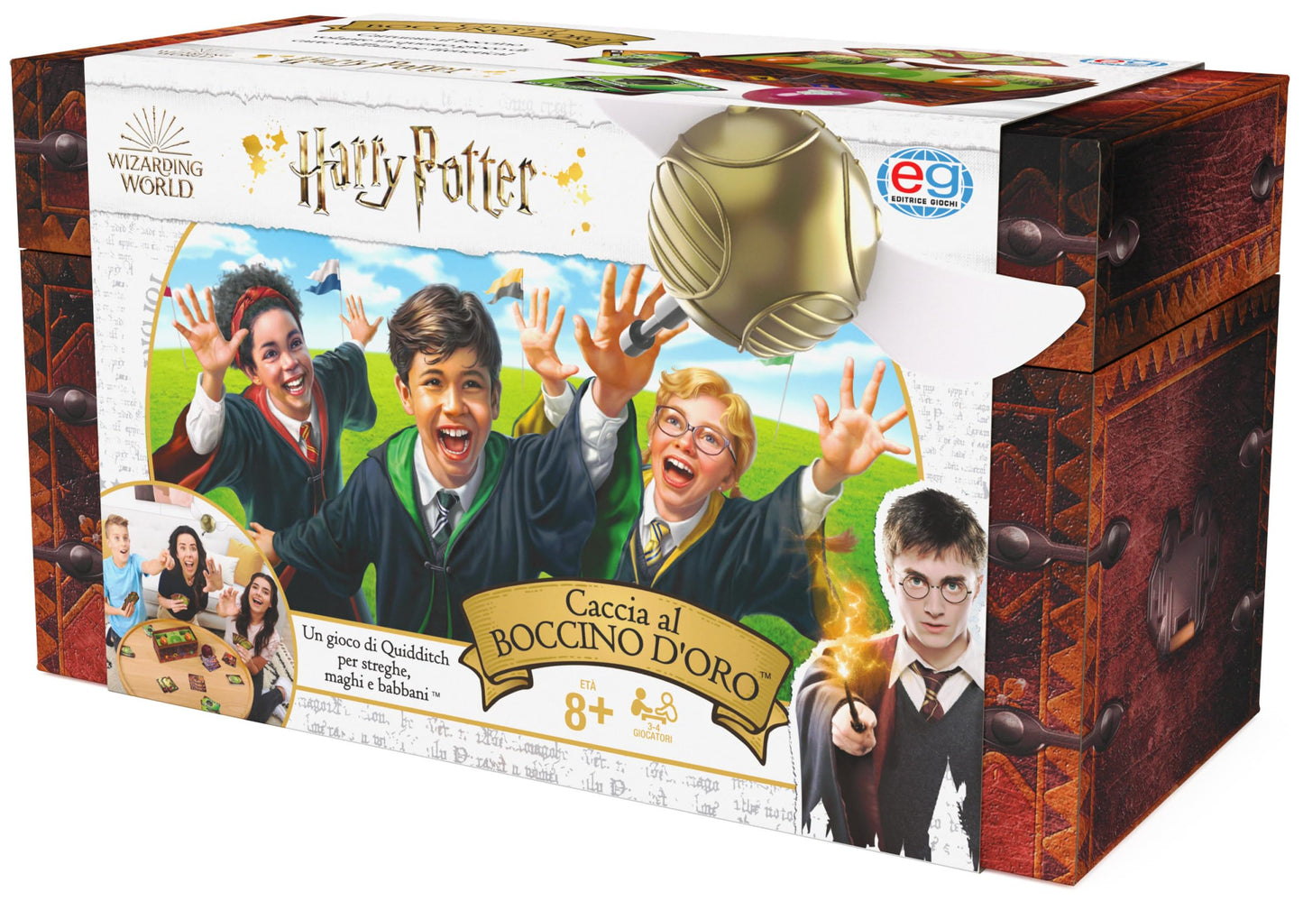 Spin Master Games Harry Potter Caccia al Boccino d'oro, gioco di Quidditch da tavola per streghe, maghi e Babbani, gioco per tutta la famiglia, dagli 8 anni in su
