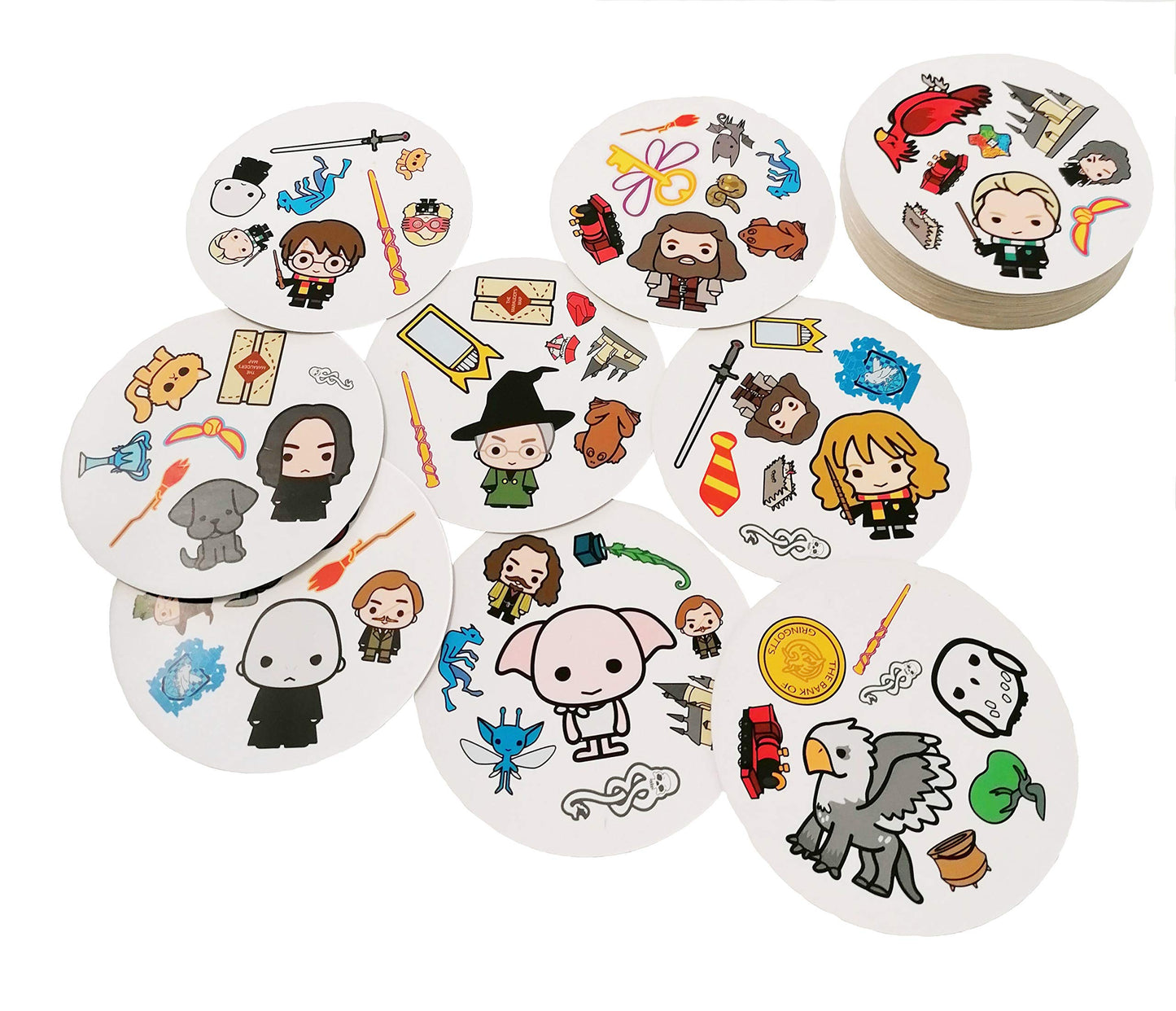 Asmodee - Dobble: Harry Potter - Gioco da Tavolo per Tutta la Famiglia, 5 Party Game per 2-8 Giocatori, 6+ Anni, Edizione in Italiano