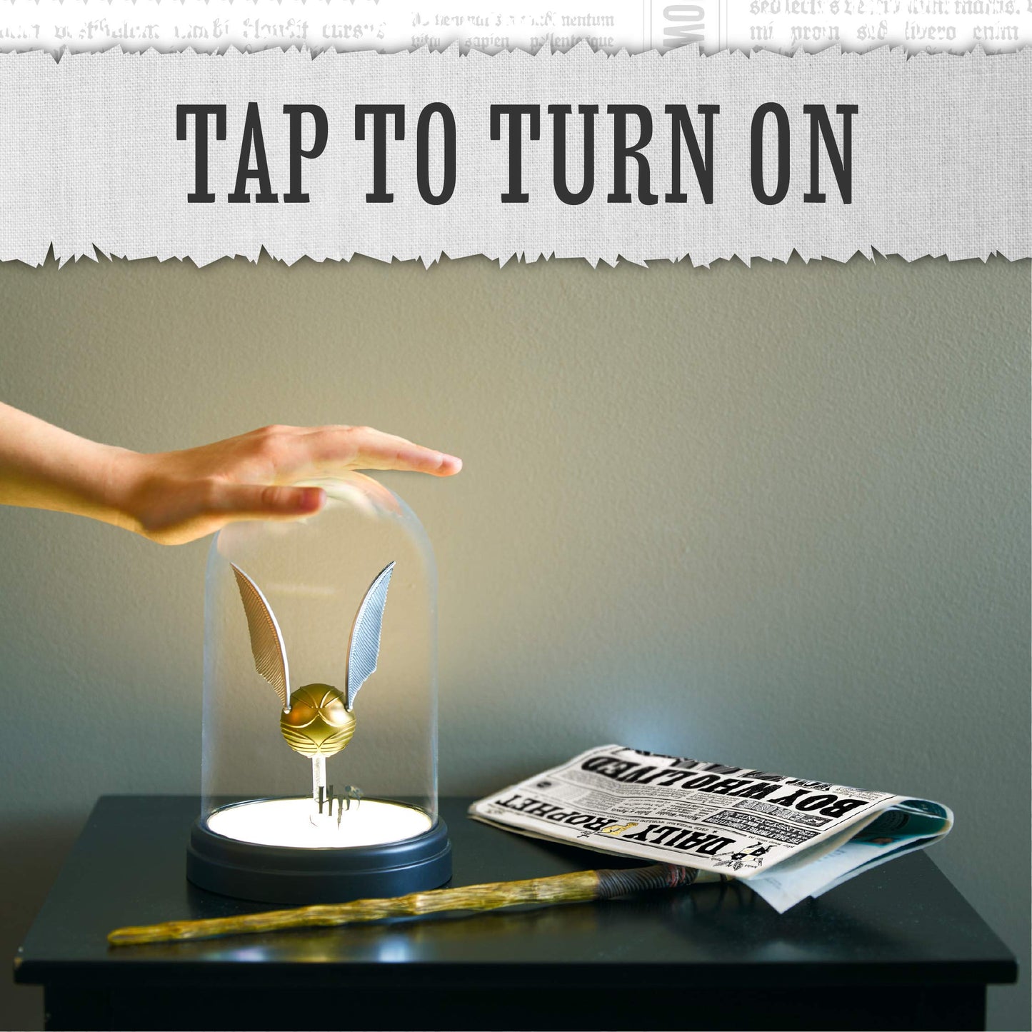 Paladone Lampada Boccino 2.5 W, Oro, Standard