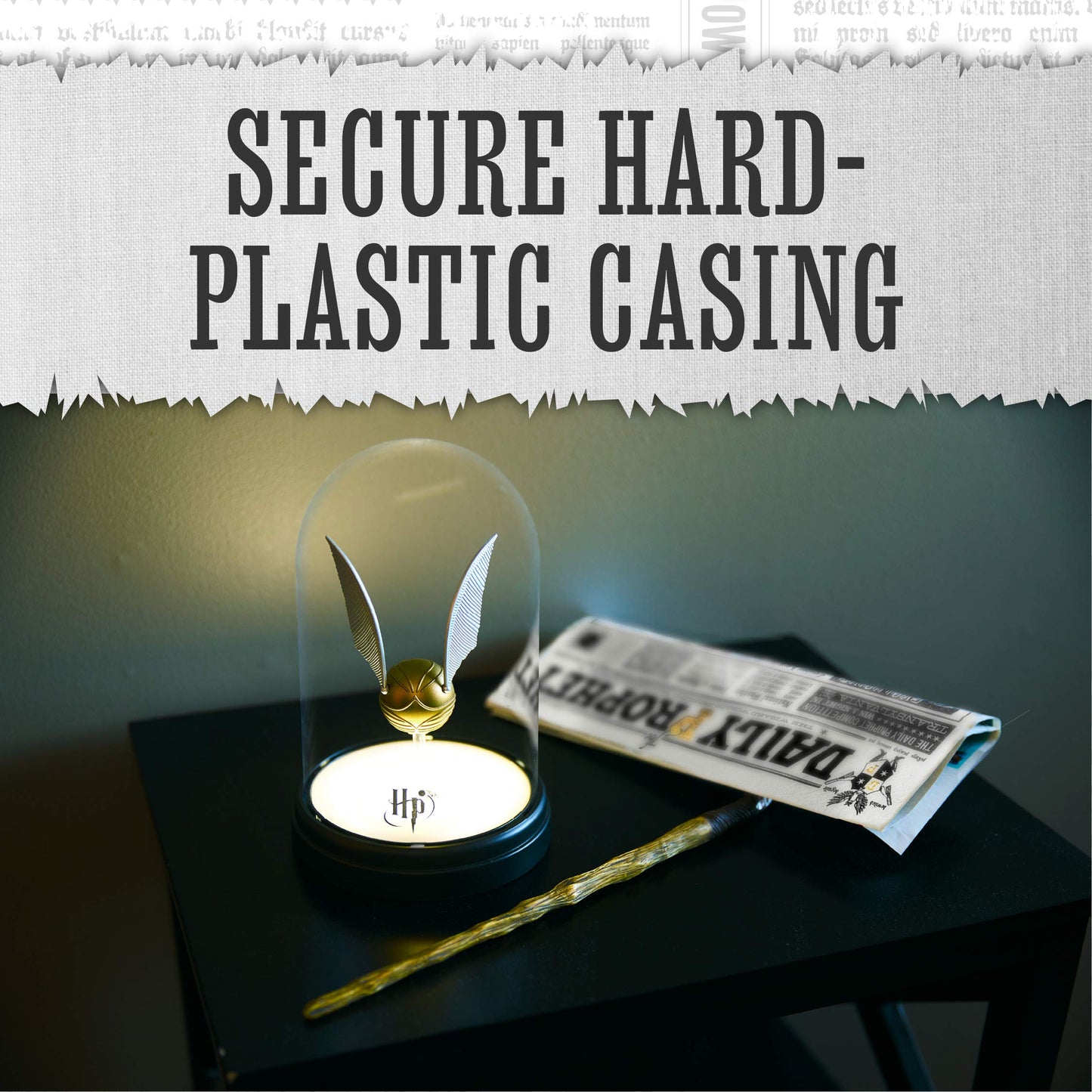 Paladone Lampada Boccino 2.5 W, Oro, Standard