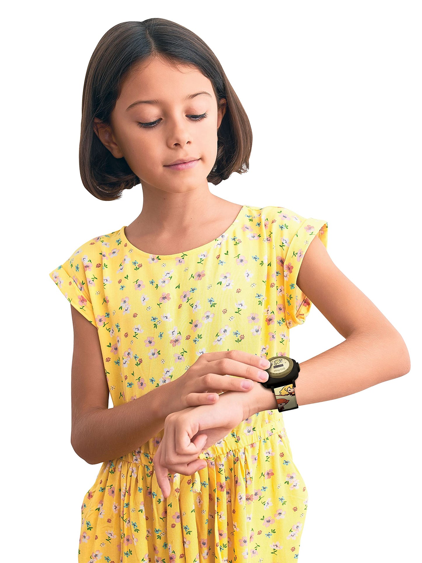 Lexibook Orologio da Polso Regolabile con 20 proiezioni dell'universo Harry Potter-Nero e Oro DMW050HP