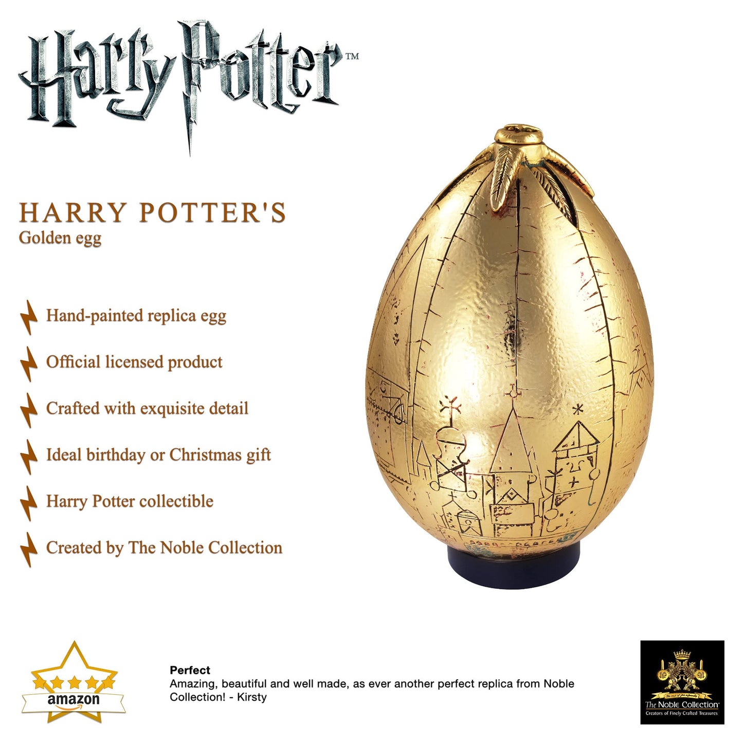 La nobile collezione Harry Potter uovo D'Oro del torneo di Triwizard