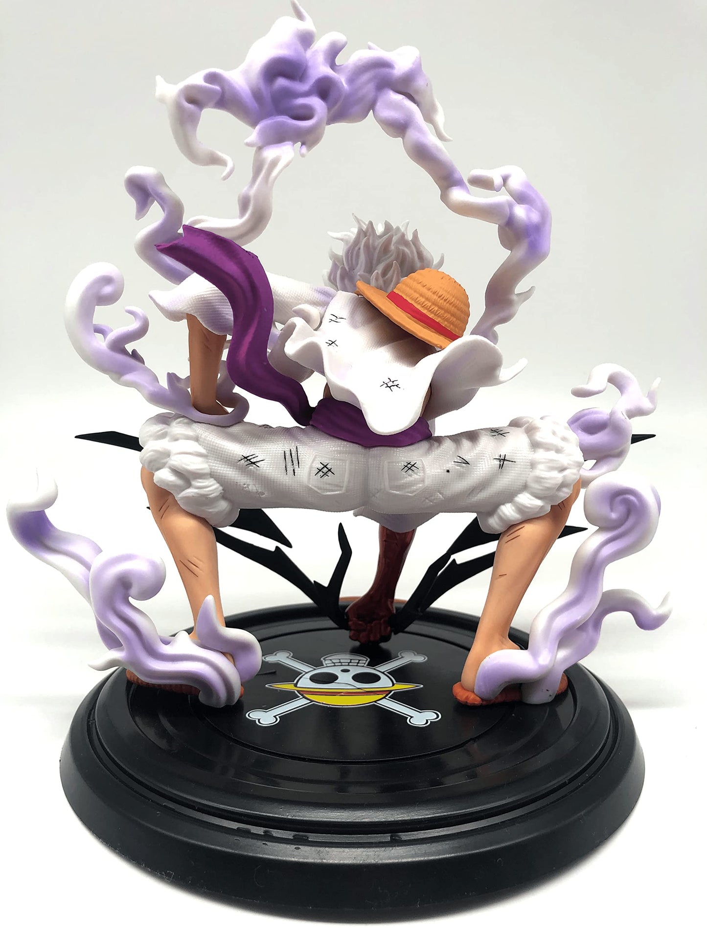 Anime Monkey D. Ruffy Gear 5 Figura | (22 cm) Wano Kuni Arc, Joy Boy, Dio del sole Nika