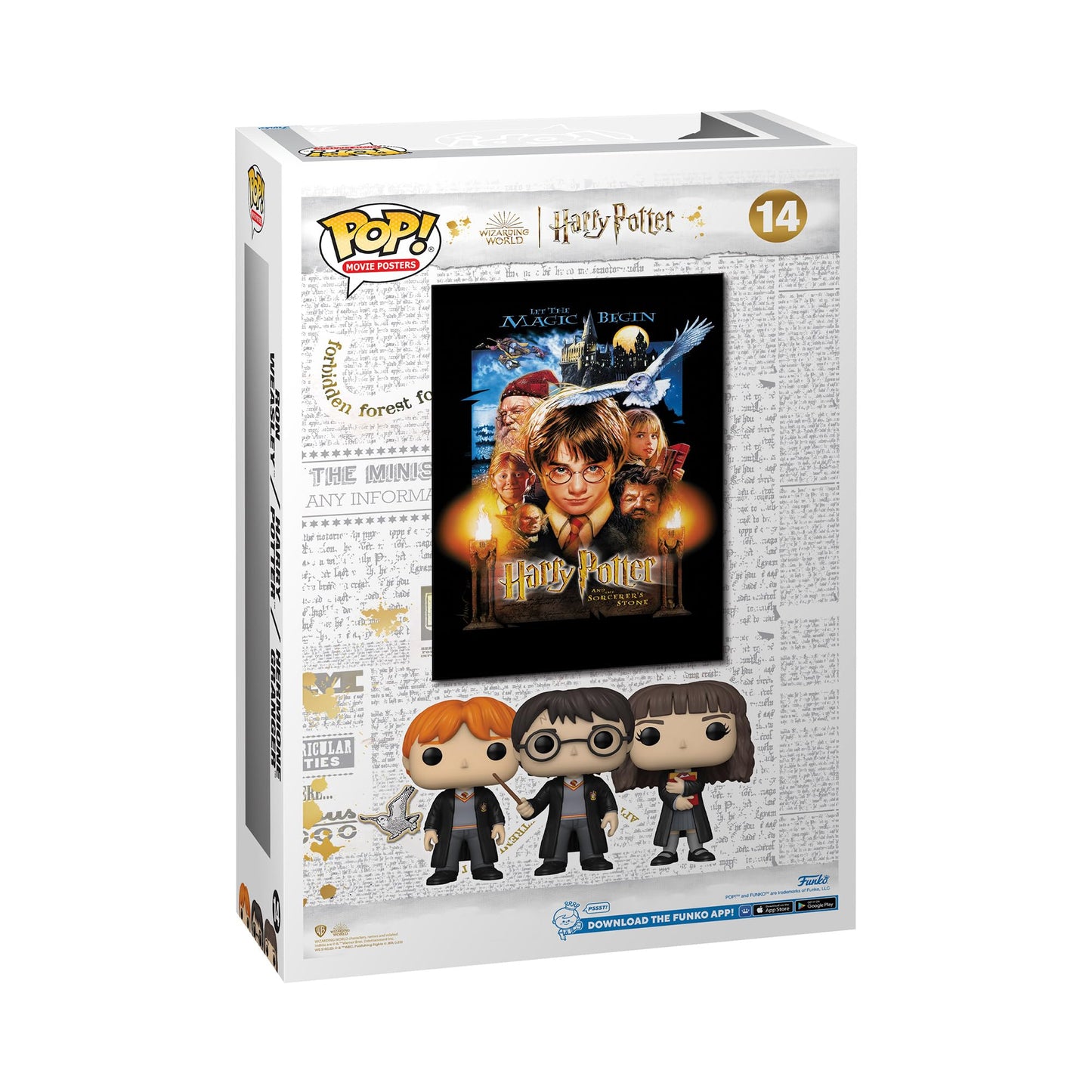 Funko Pop! Movie Poster: Harry Potter - Sorcerer's Scocerers Stone- Figura in Vinile da Collezione - Idea Regalo - Merchandising Ufficiale - Giocattoli per Bambini e Adulti - Movies Fans