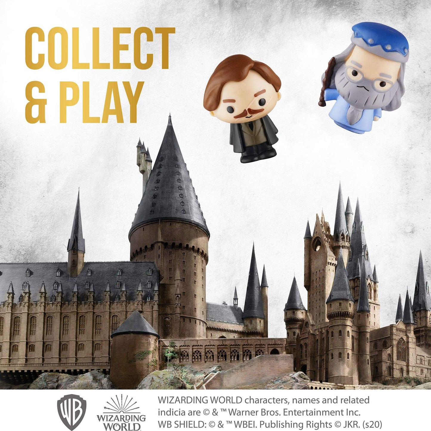 Harry Potter Set (5)12 Topper per Matite, Decori Feste, Giochi Bambini, Regali, Collezioni con Personaggi Action Figure di PMI - Harry Potter, Ron Weasley, Neville Paciock e Altri, 6cm, PVC Morbido