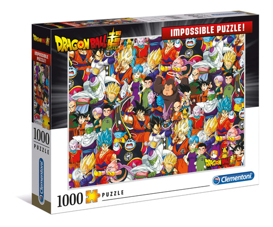 Clementoni Ball Z Impossible Puzzle-Dragon Ball-1000 Pezzi, Multicolore, 39489