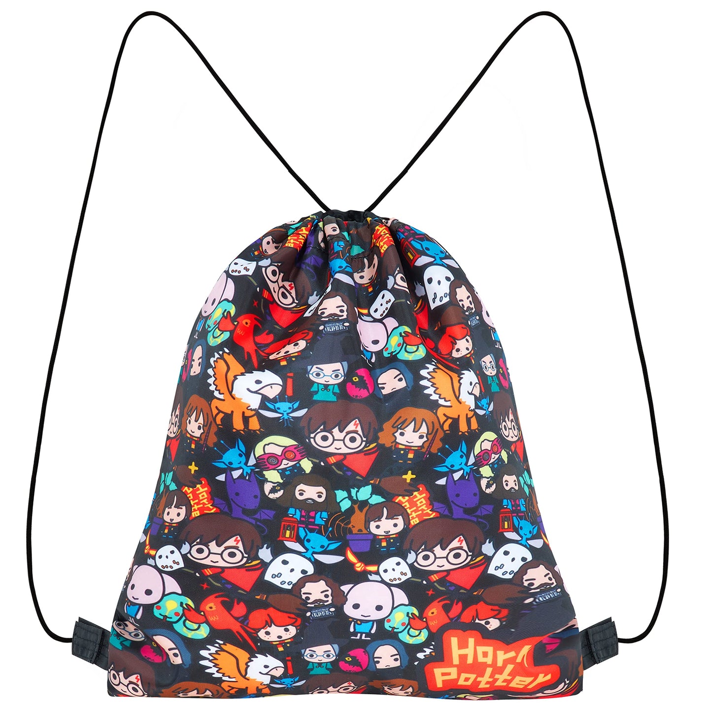 Harry Potter Sacca Sportiva, Borsa Zaino Stile Chibi Per Scuola, Palestra, Mare, Scarpe Calcio, Zainetto Piscina, Idee Regalo Bambino E Ragazzo