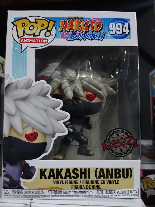 Funko Pop Naruto Puden Kakashi Hatake (Anbu) Figure #994 – Chase Model Possibilità di cifra rara - Exclusive Special Edition Pop Anime